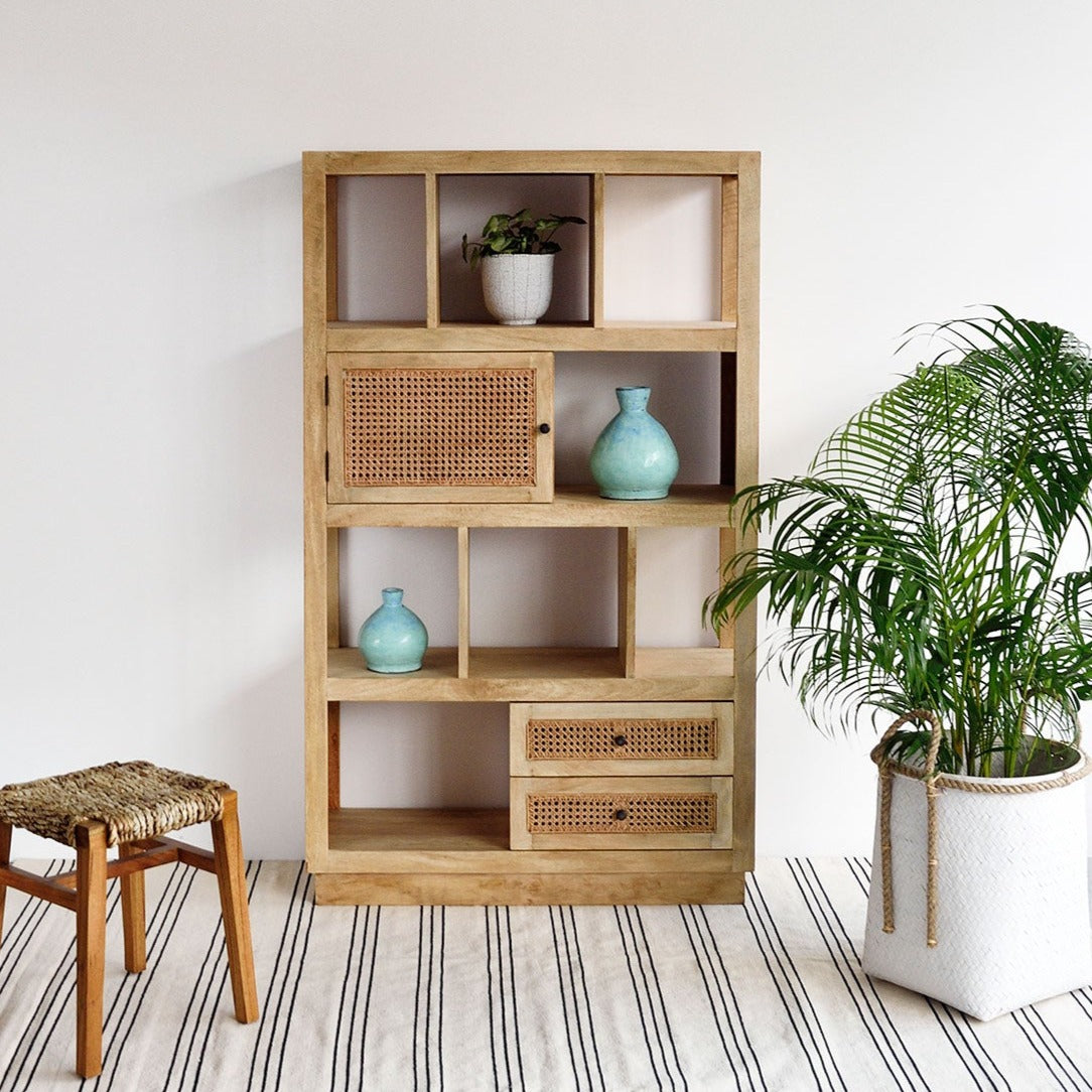 Natural bookshelf shop