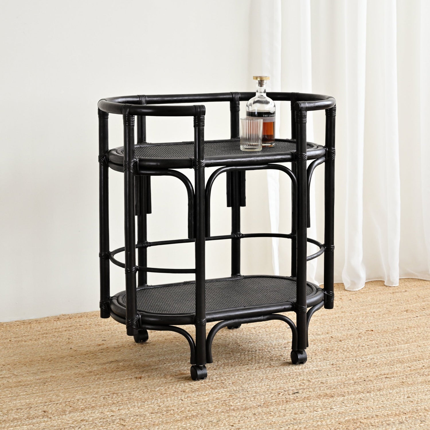 Black Bungalow Bar Cart 6