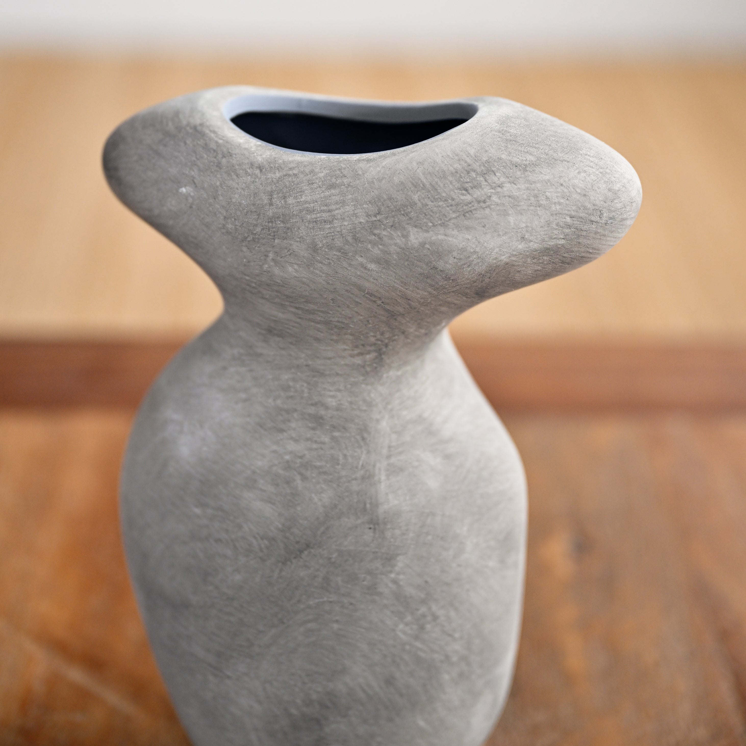 Nori Deco Terracotta Grey Vase