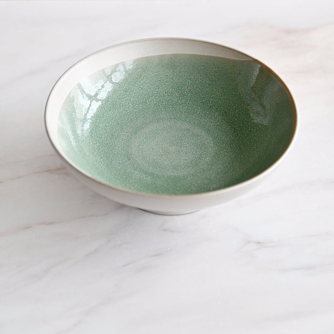 Galet Footed Bowl - Sage