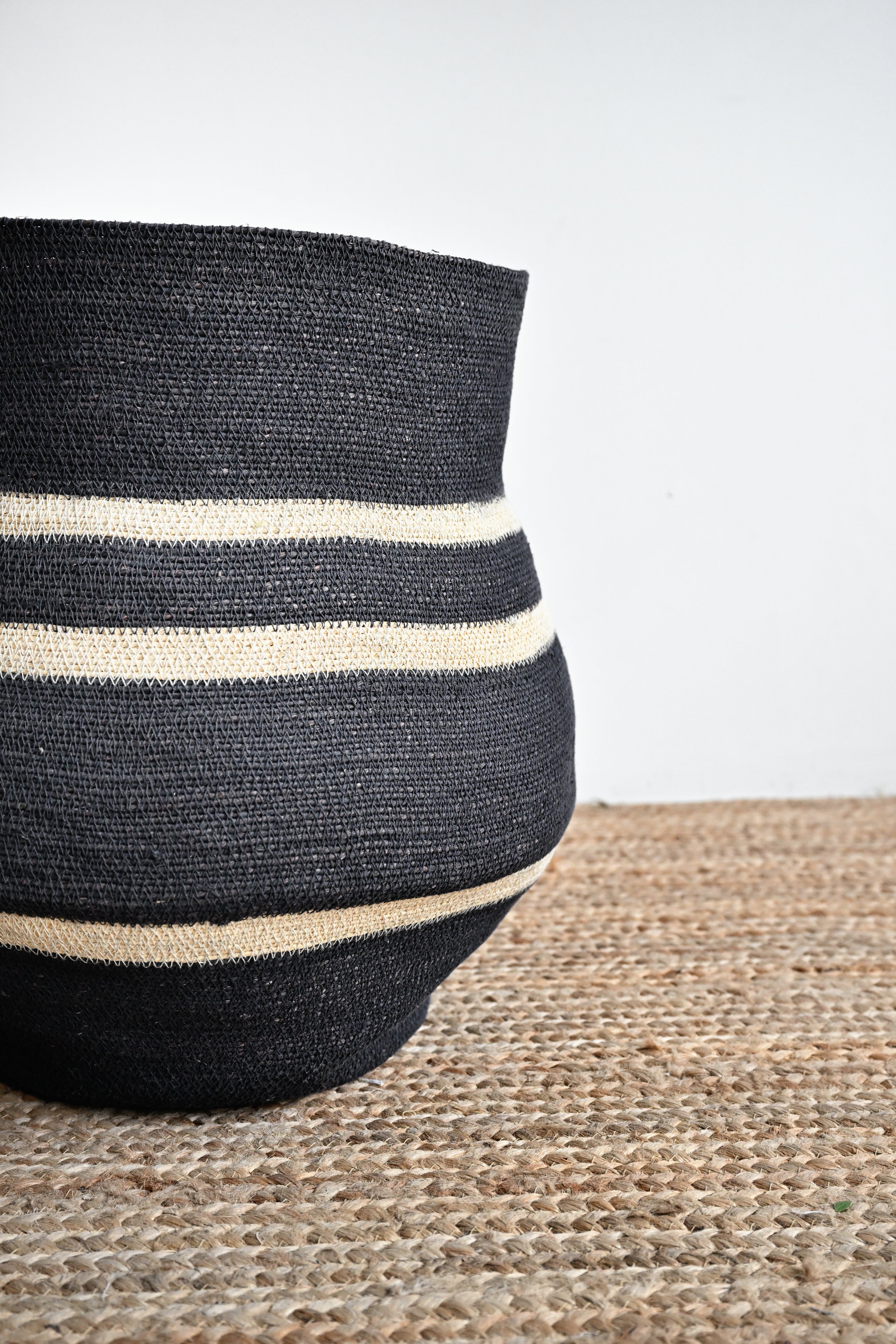 Madurai Black Woven Basket