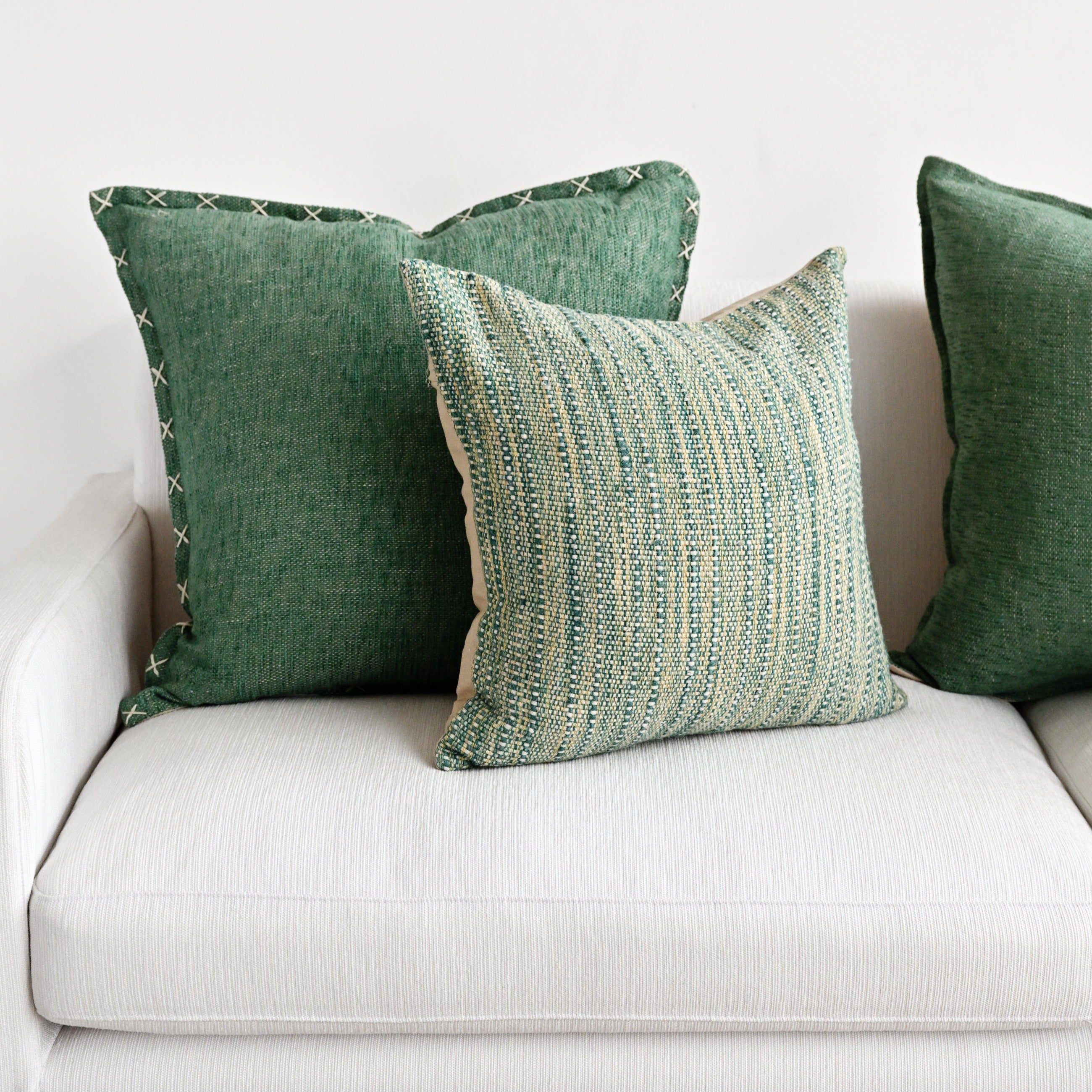 Olive green clearance cushions and throws