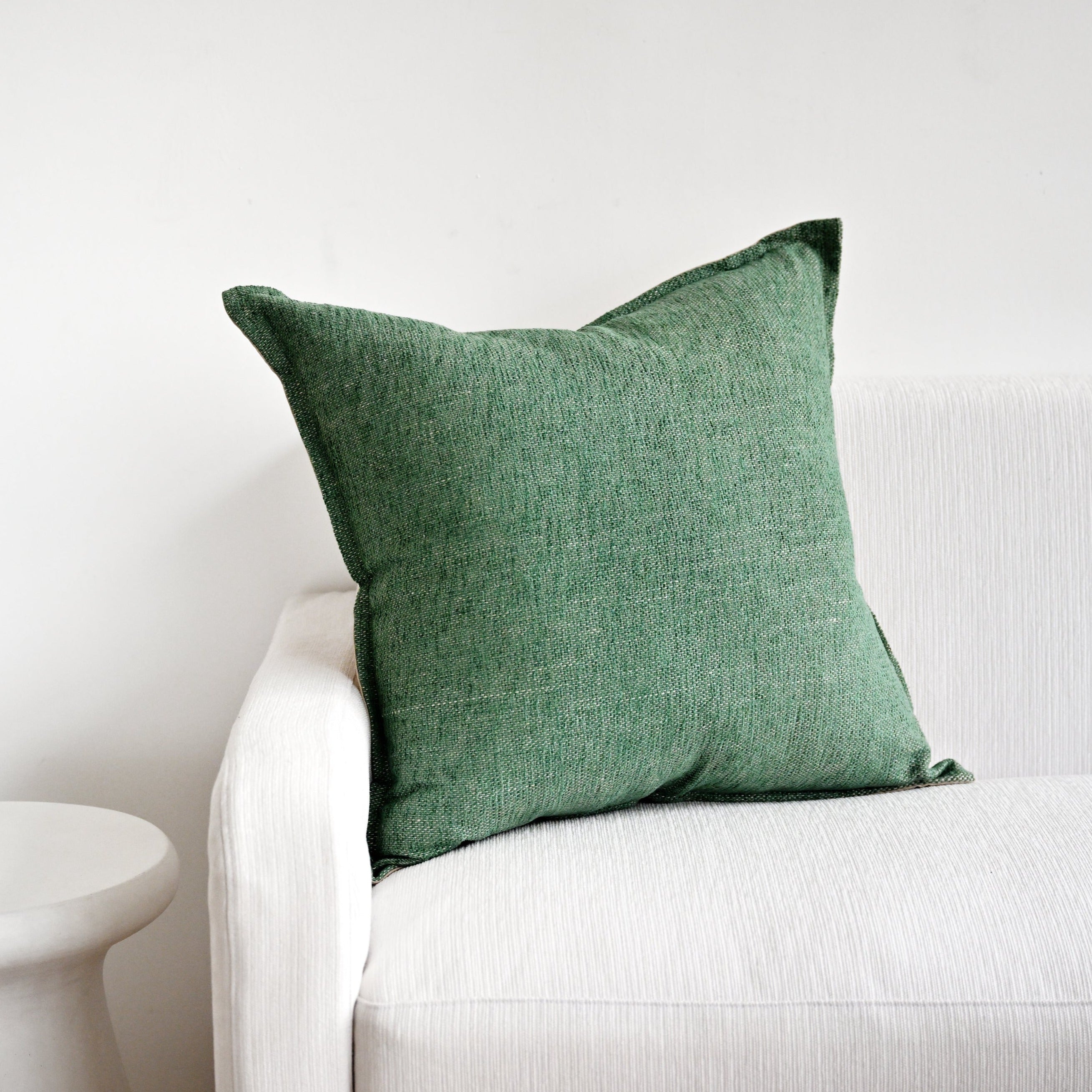 Green throws best sale and cushions