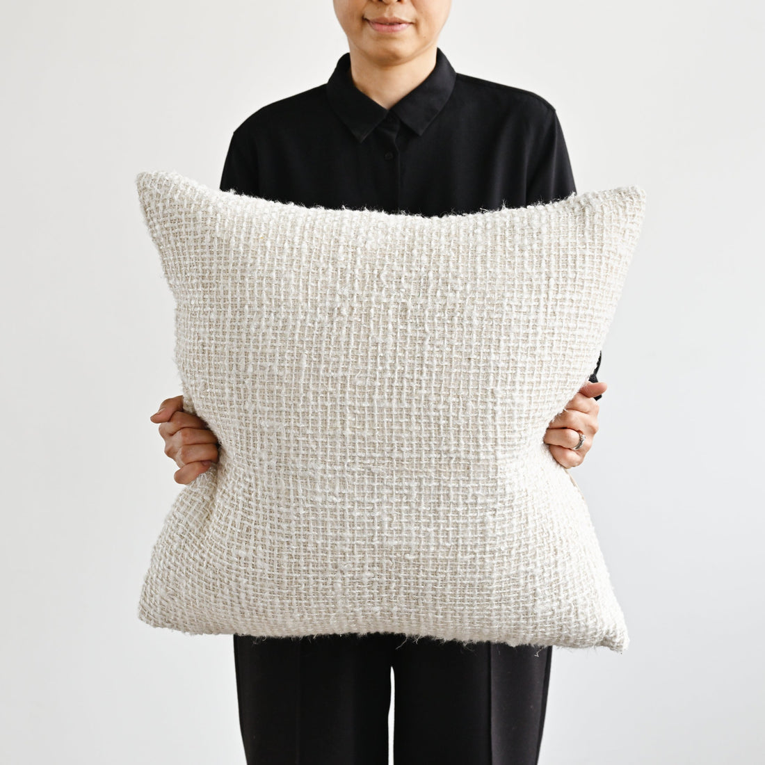 Navya Cream Cushion Cover