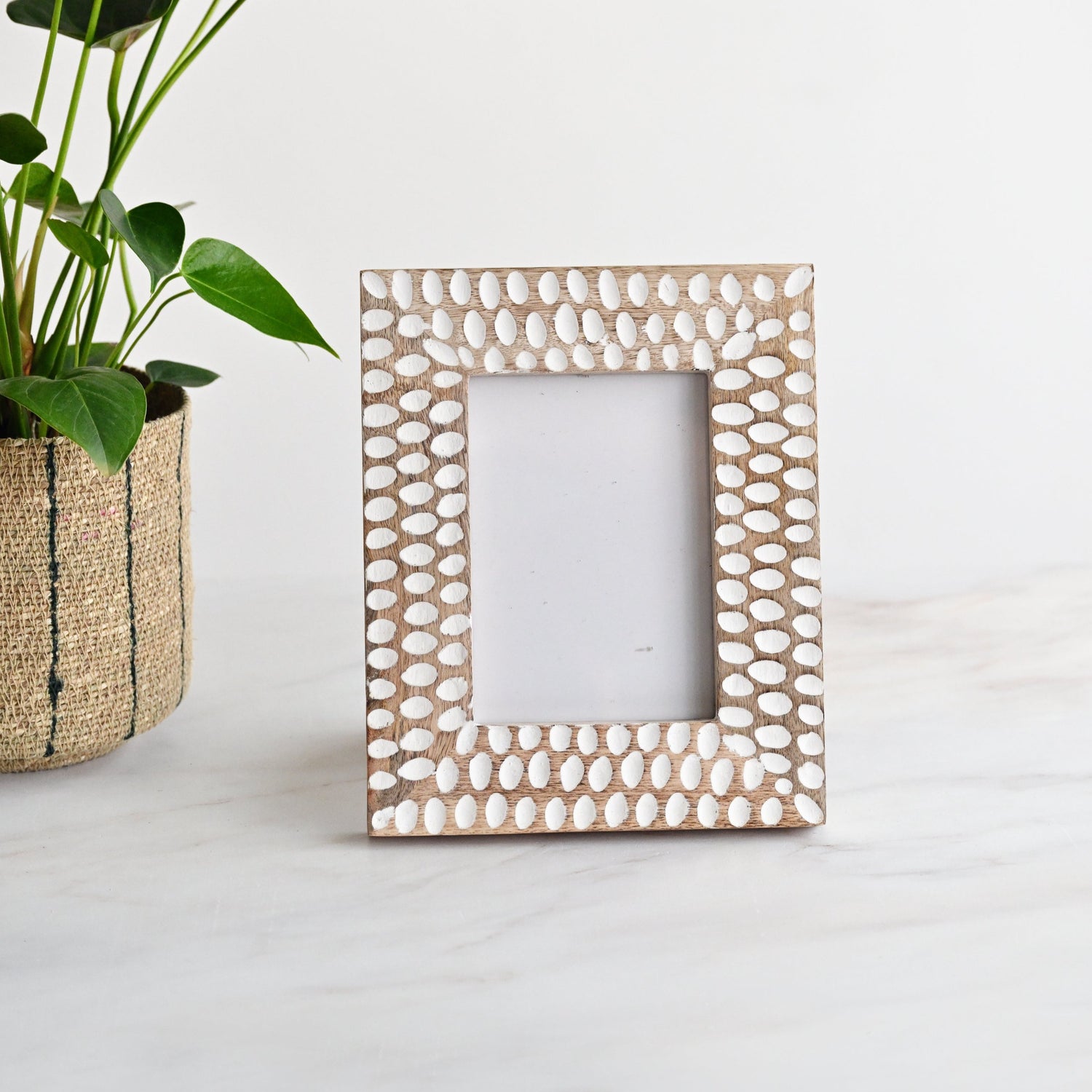 Polka Dot Wooden Photo Frame