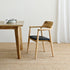 Kennedy Dining Chair With Black Seat