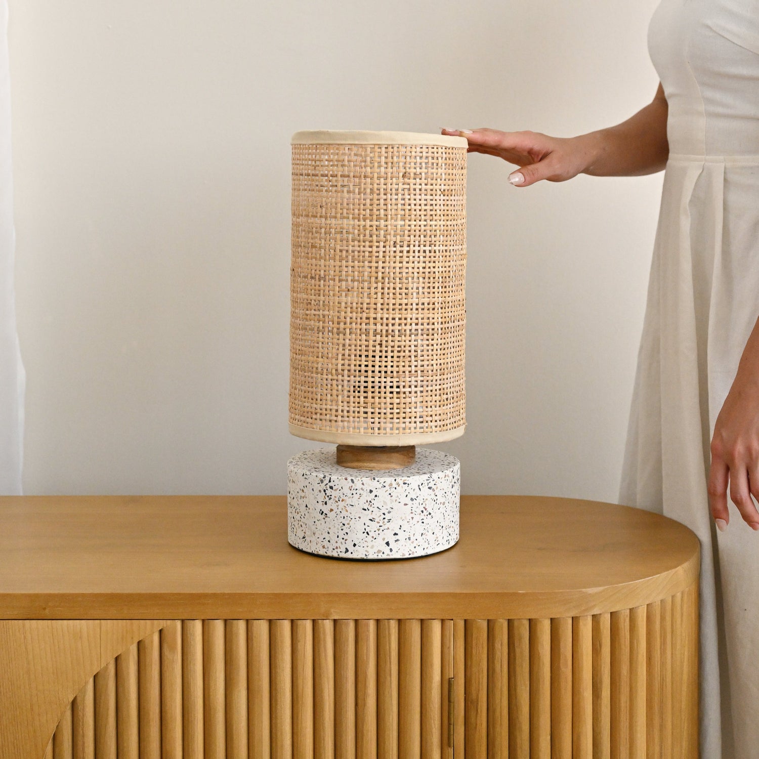 Small Terrazzo Table Lamp