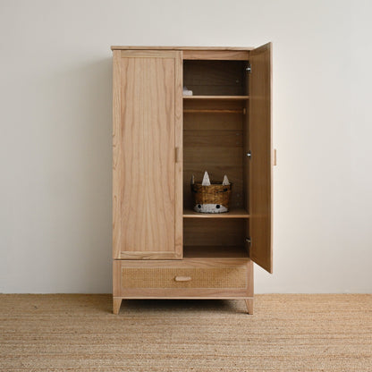 Nami Wood Wardrobe - Natural