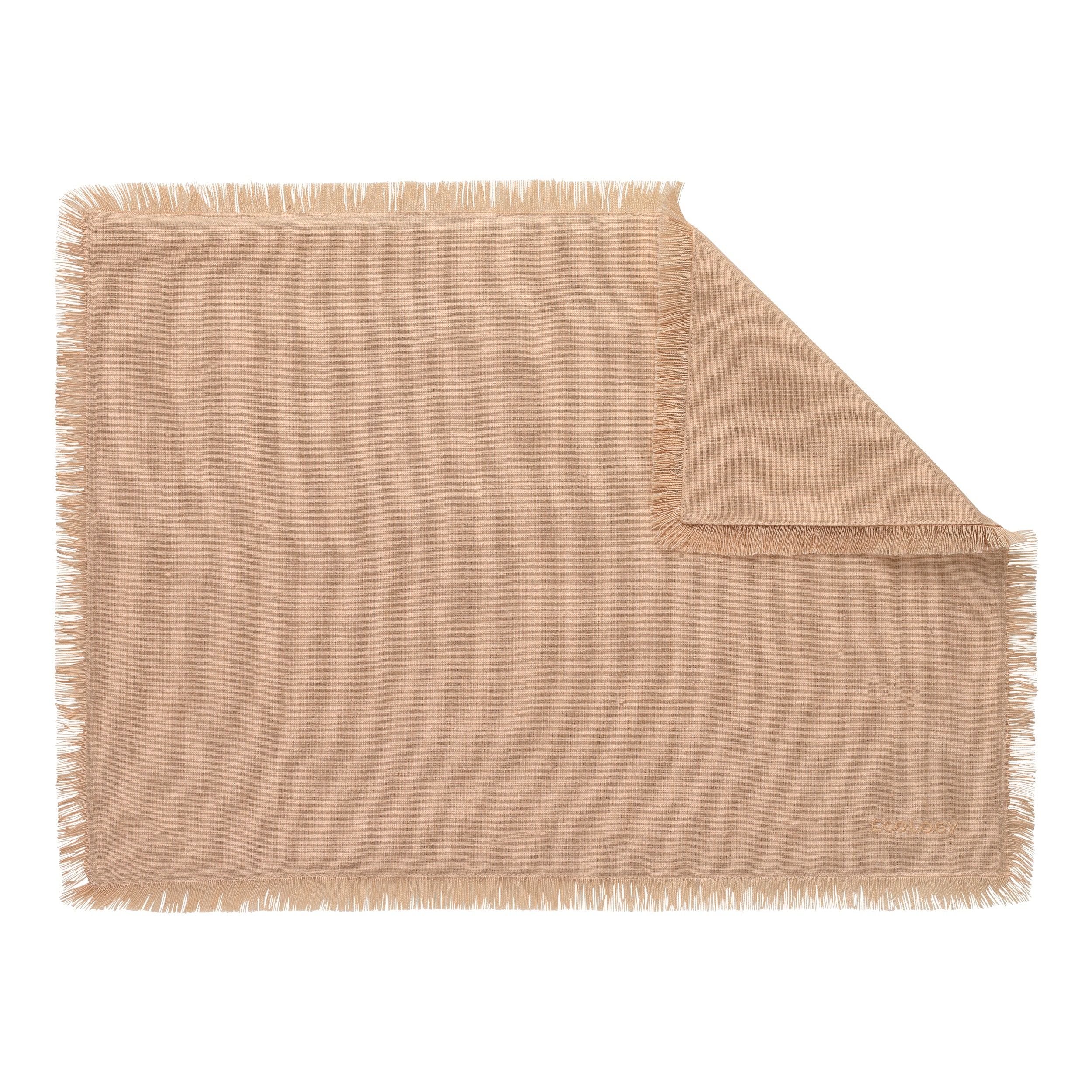 Fray Placemats - Apricot (Set of 4)