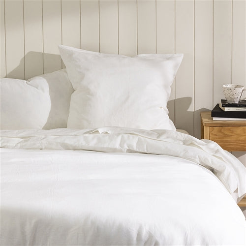 Dream European Pillowcase - White