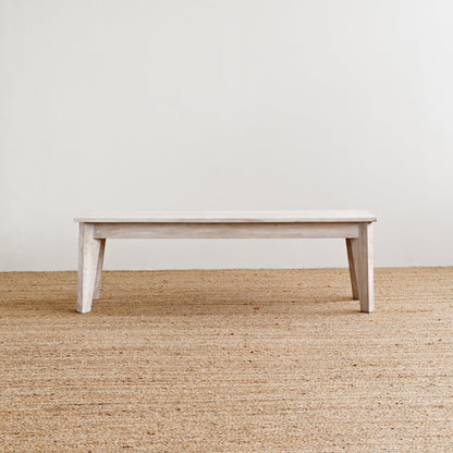 Gili Bench White Wash