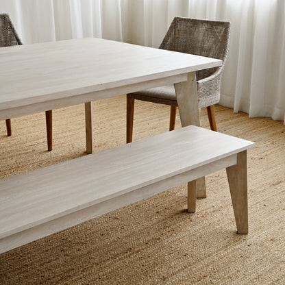 Gili Bench White Wash