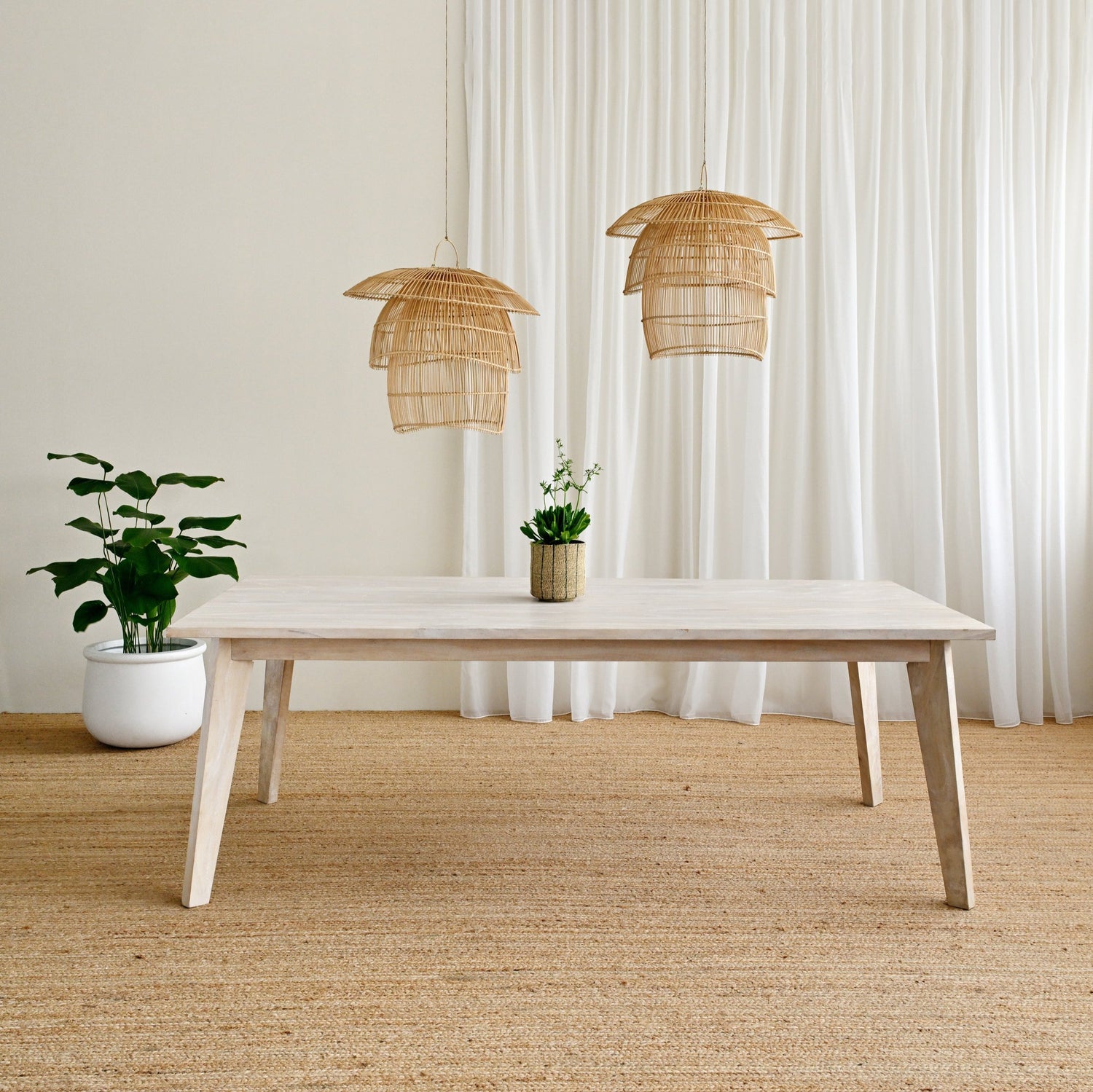 Gili Dining Table - White Wash