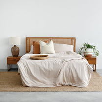 Havana Bed Frame - Teak & Rattan | Island Living