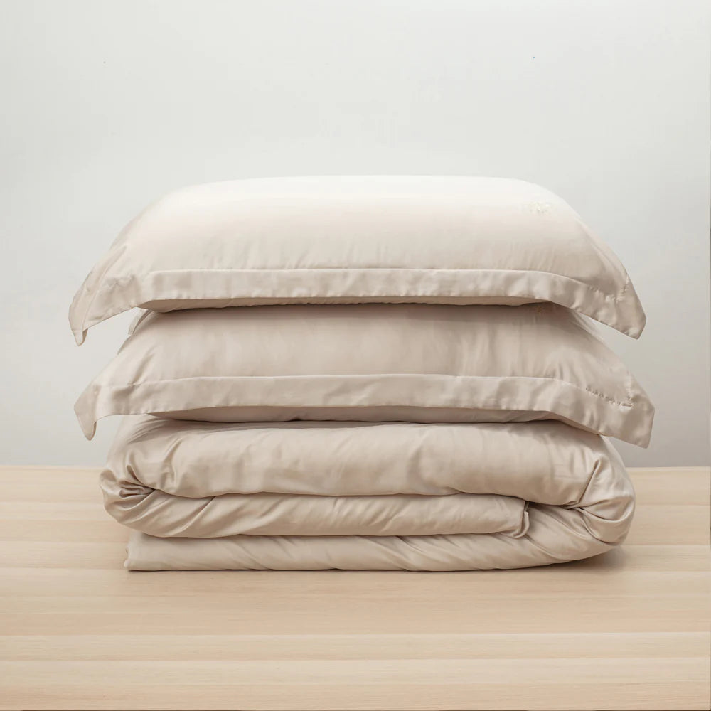 Heveya Bamboo Duvet Sheet Set King - Sand