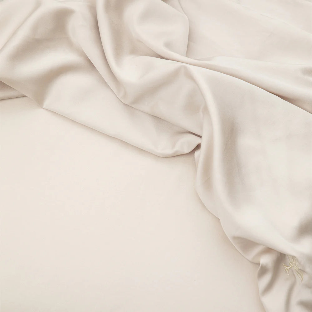 Heveya Bamboo Duvet Sheet Set King - Sand