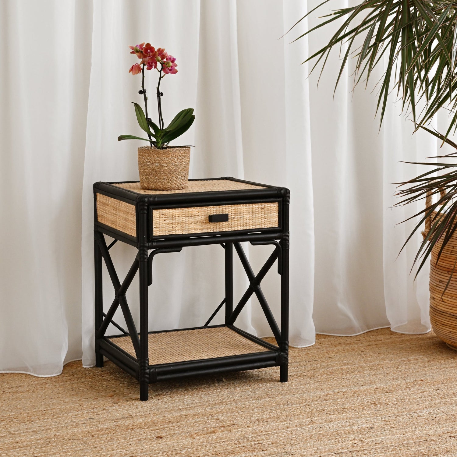 Laguna Rattan Bedside Table 11