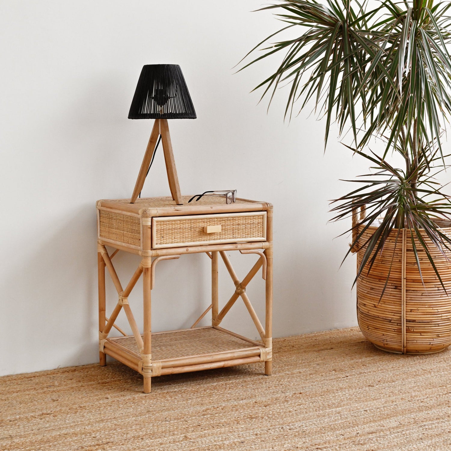 Laguna Rattan Bedside Table 6