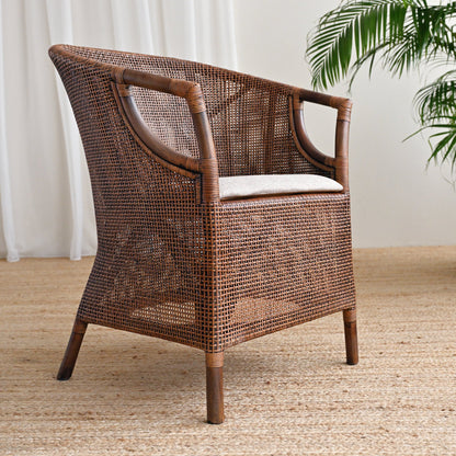 Malta Rattan Arm Chair - Natural 6