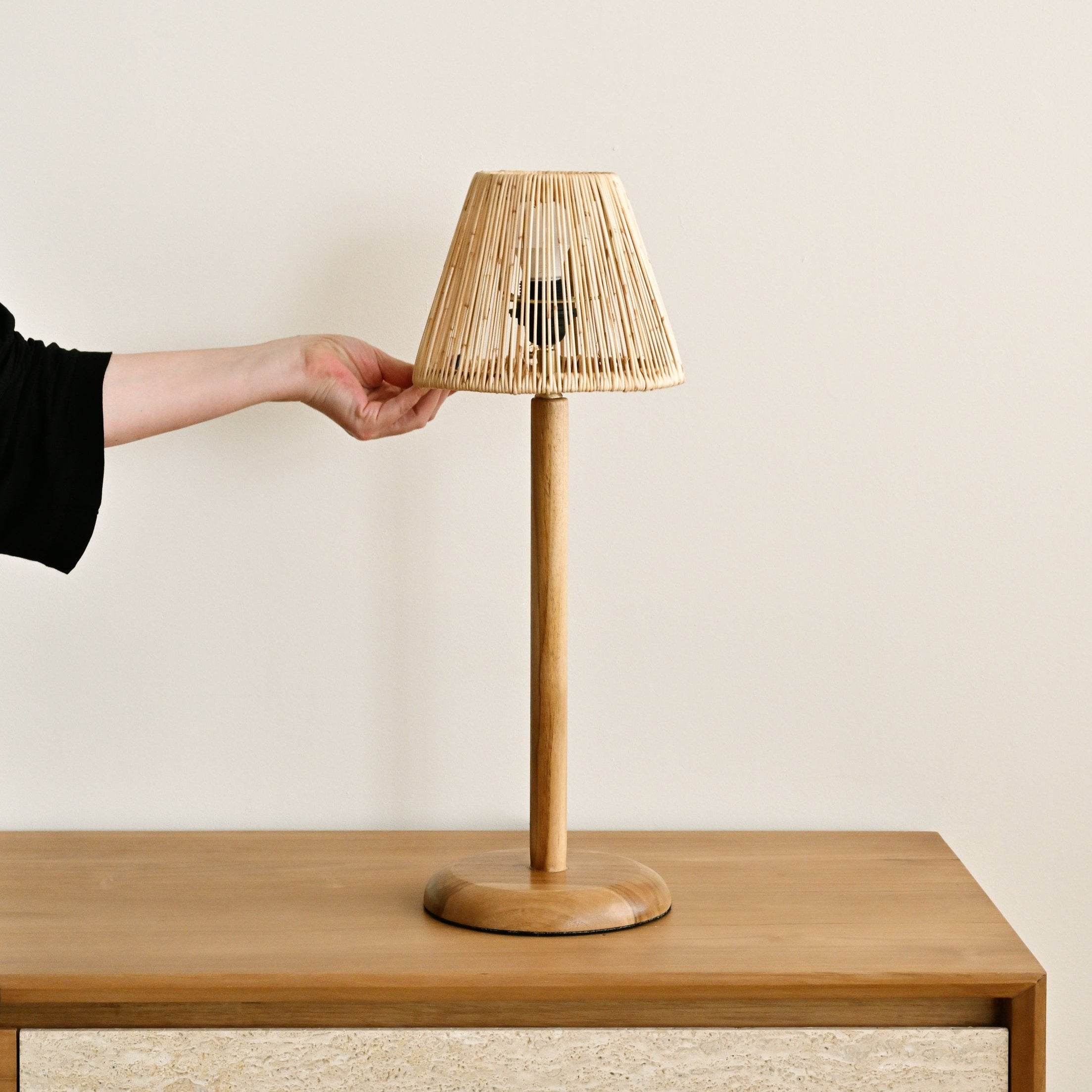 Mini Mercury Table Lamp - Natural