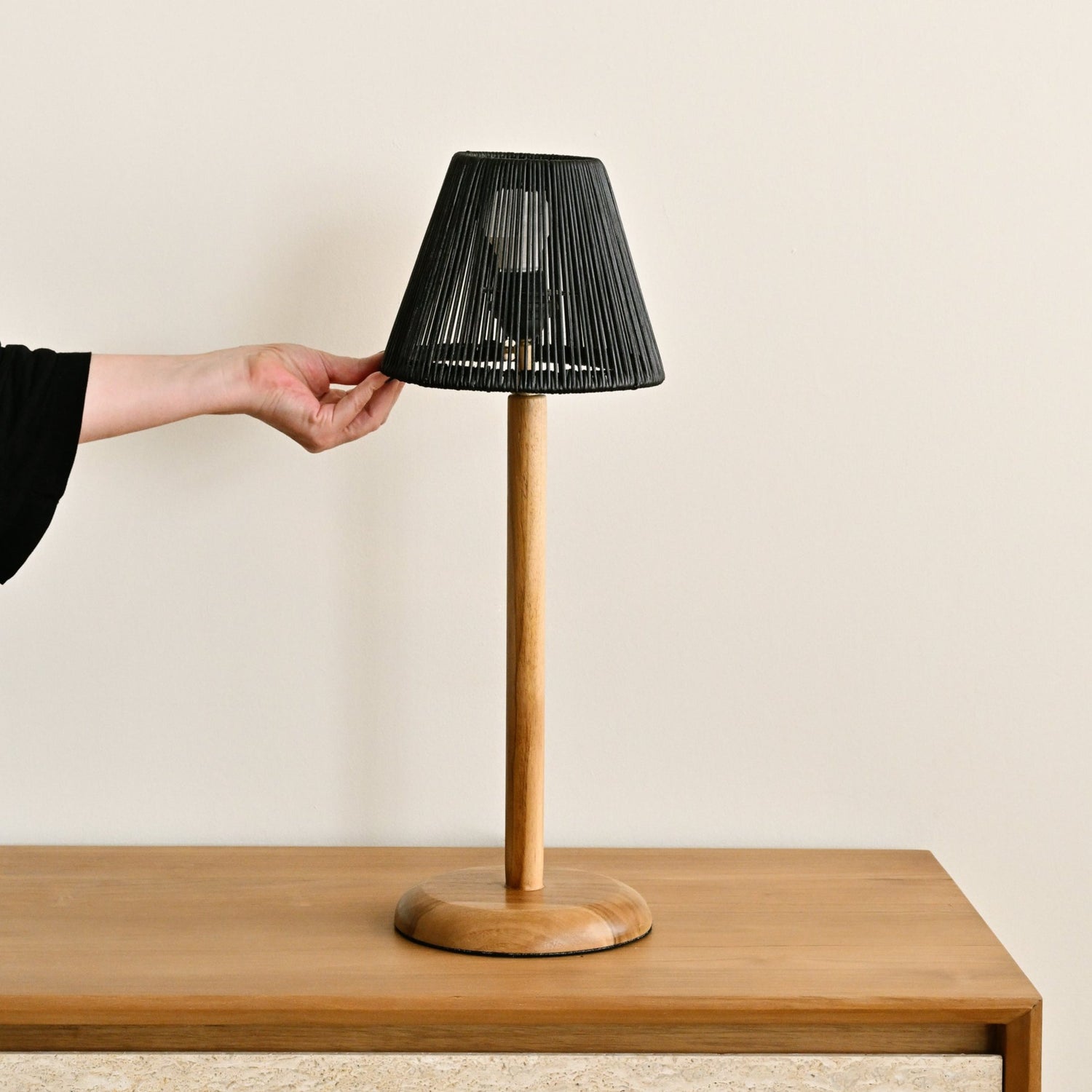 Mini Mercury Table Lamp - Natural 2