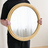 Natural Round Rattan Mirror 1