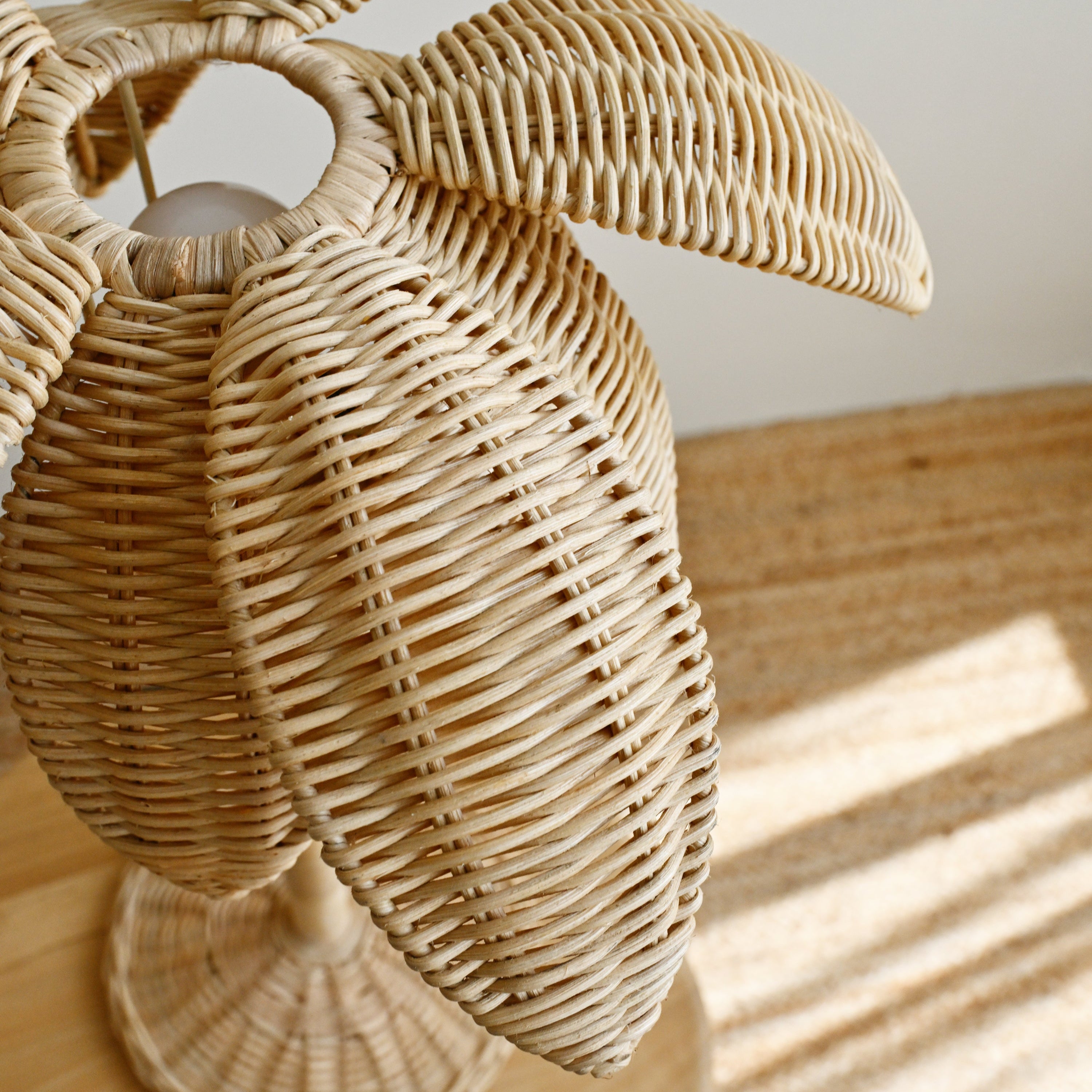 Palm Tree Rattan Table Lamp 5