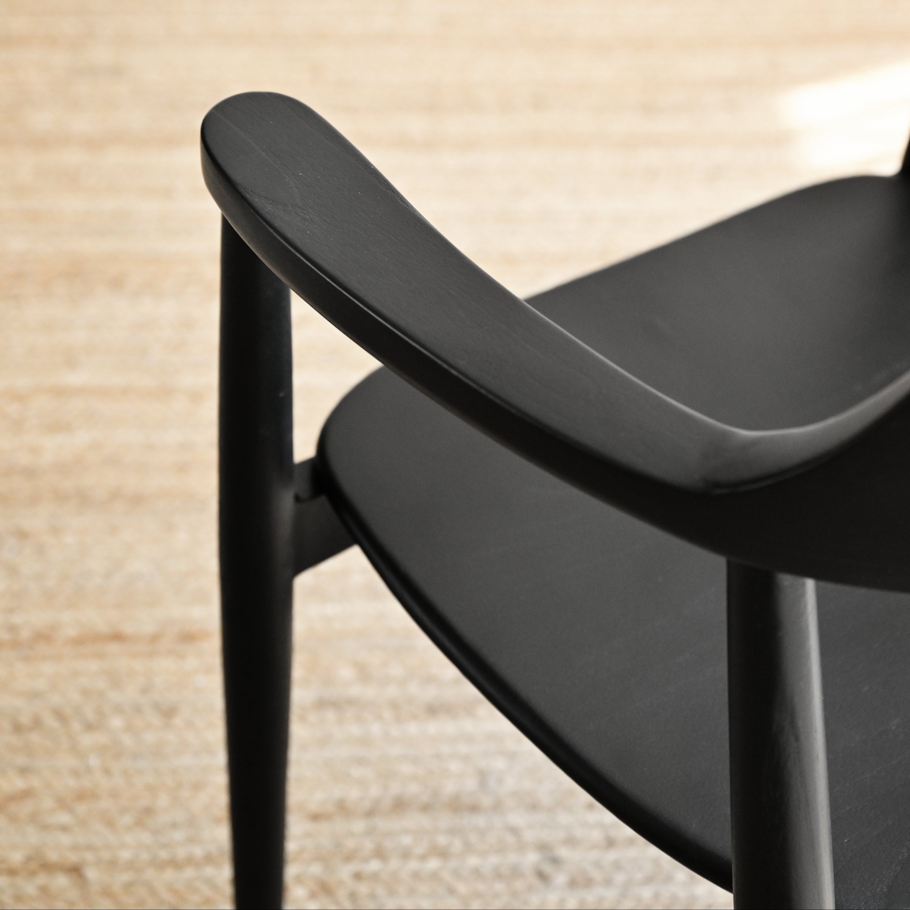 Provence Dining Chair - Black 4