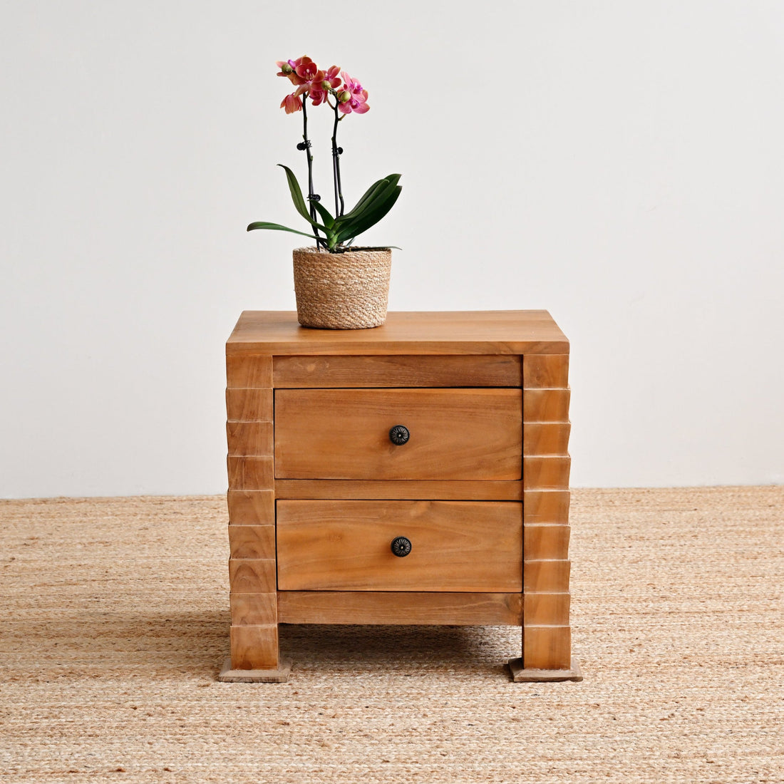 Teak Bedside Table