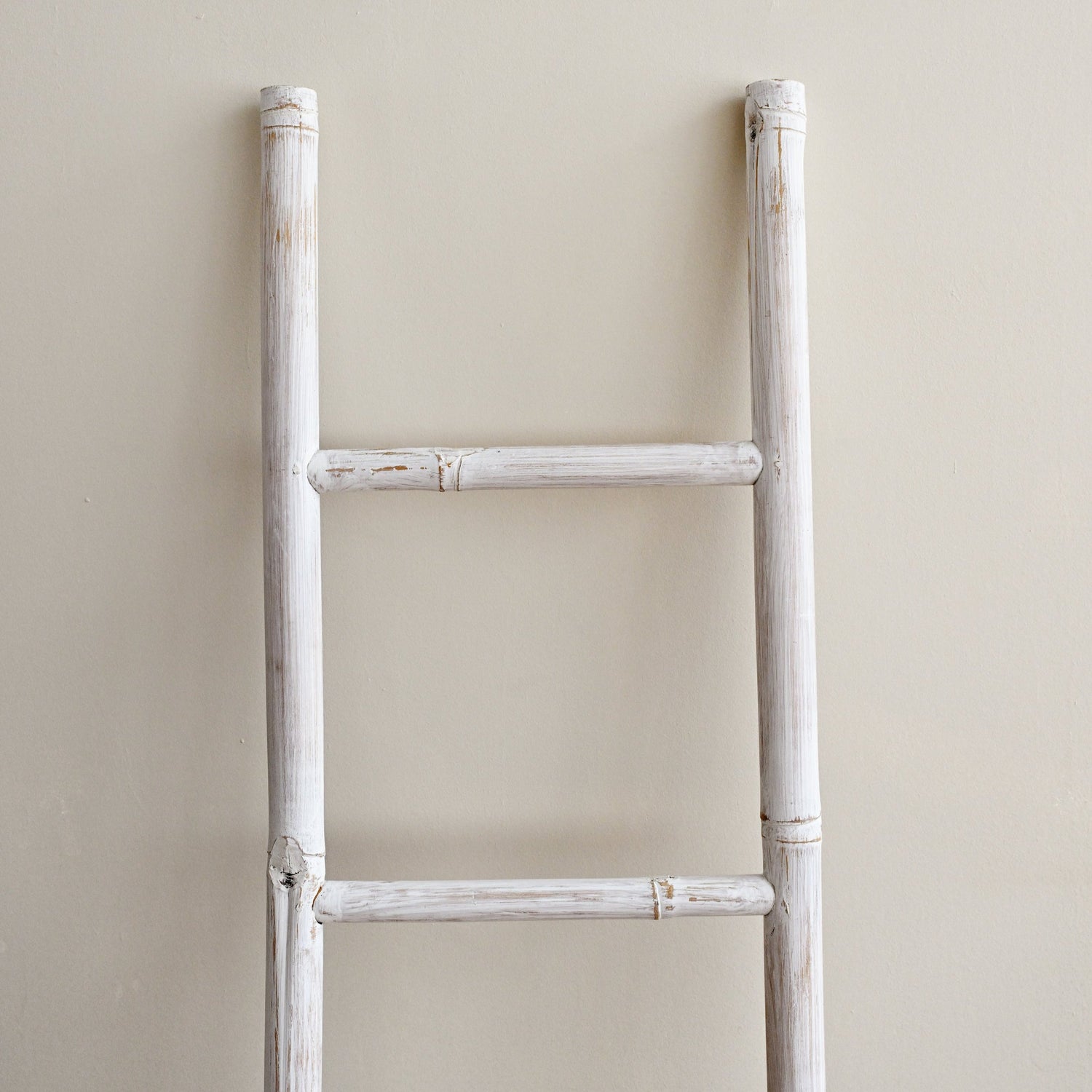 White Washed Bamboo Ladder 3