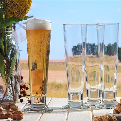 Classic Pilsner Beer Glasses 420ml (Set of 4)