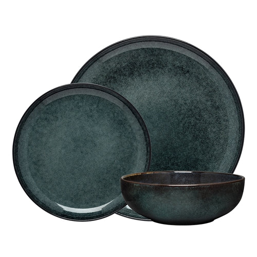 Element 12 Piece Dinner Set - Raven