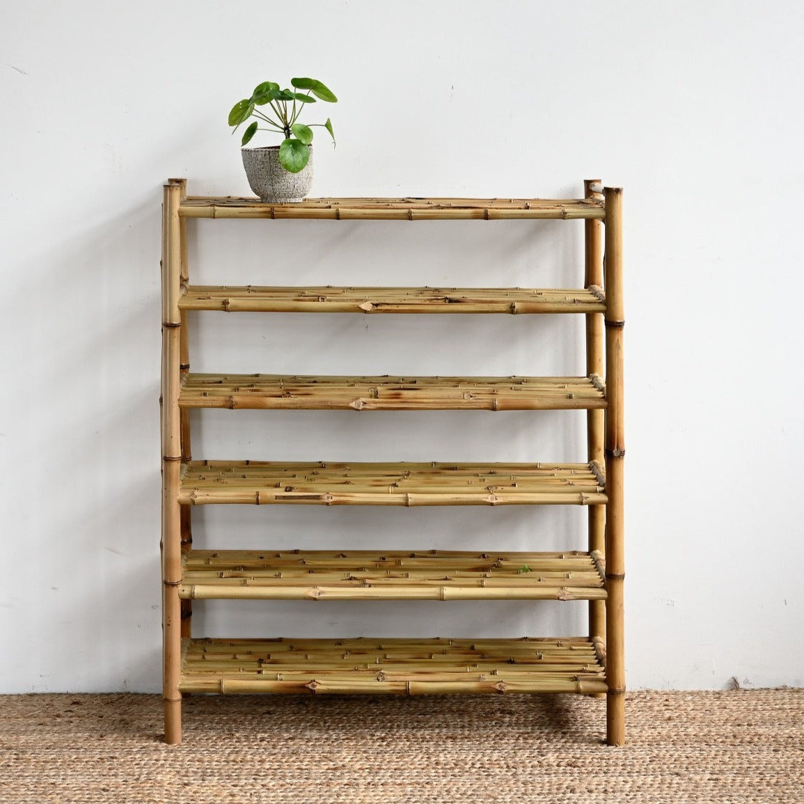 Bamboo sales shoe shelf