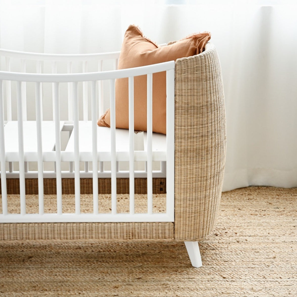 Contemporary Rattan Baby Cot Eco Friendly Furniture Singapore Island Living