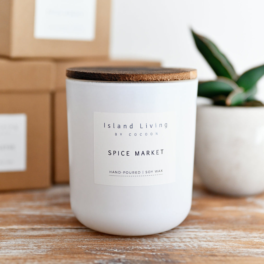 Spice Market Island Living Soy Candle