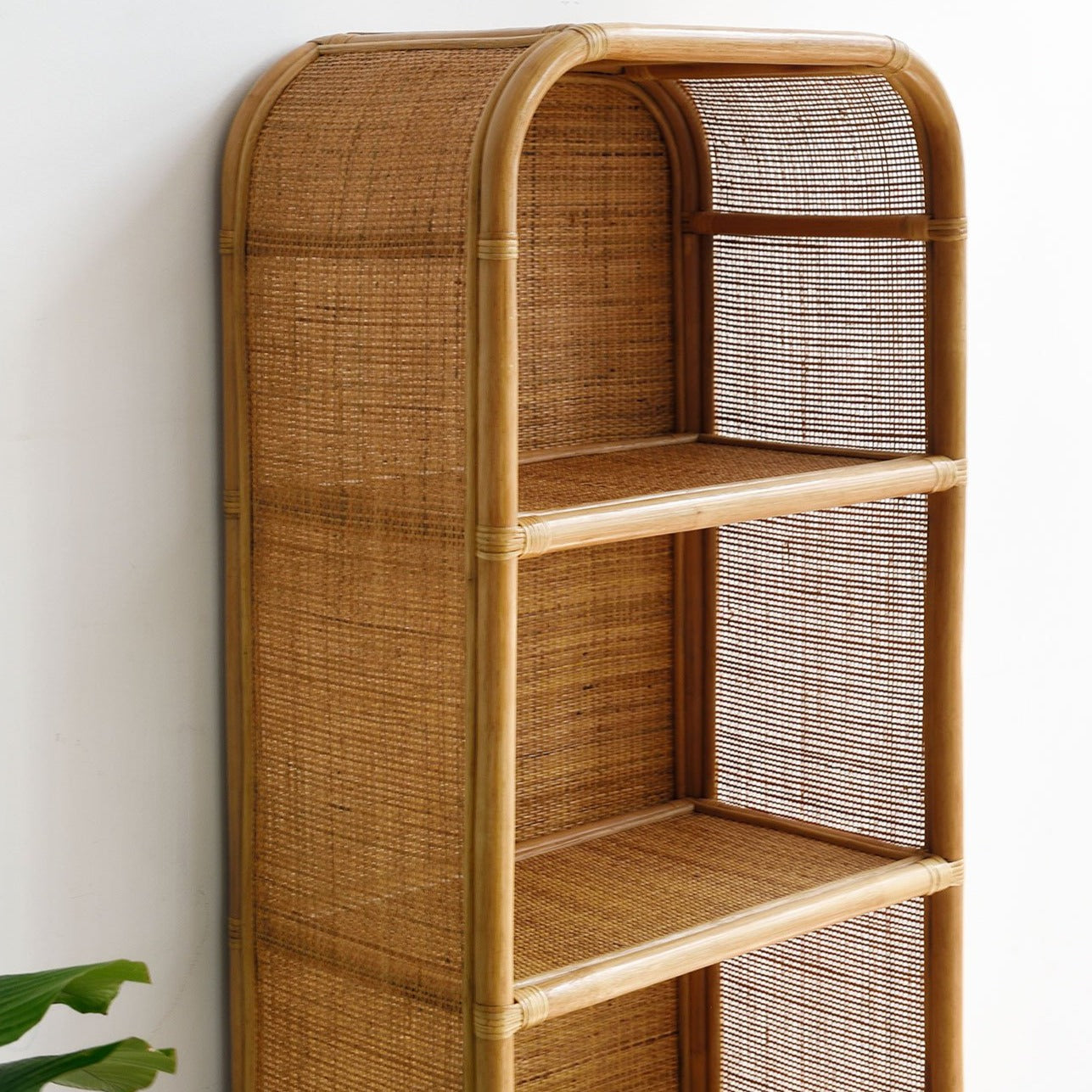 Rattan bookshelves store