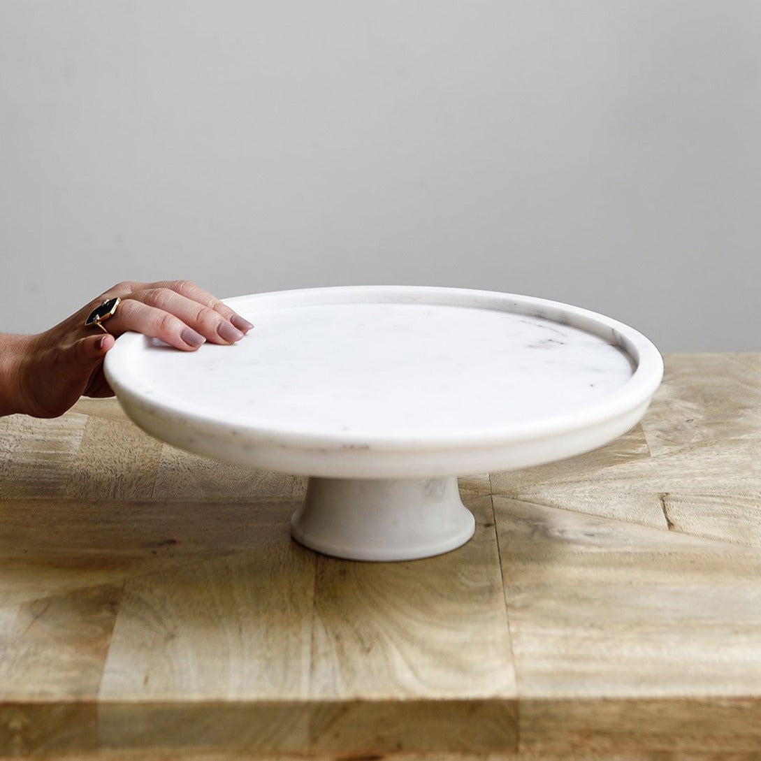Gorgeous, Multi-Functional Marble and Wood Cake Stand from Stone Essen –  Stone Essential