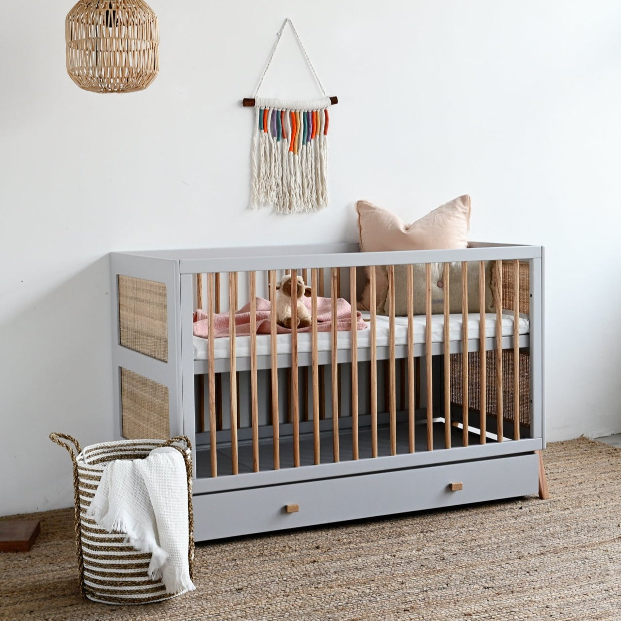 Marelia Baby Bed Grey Island Living