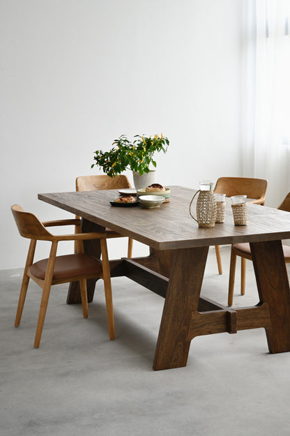 Westport Dining Table - Cinammon