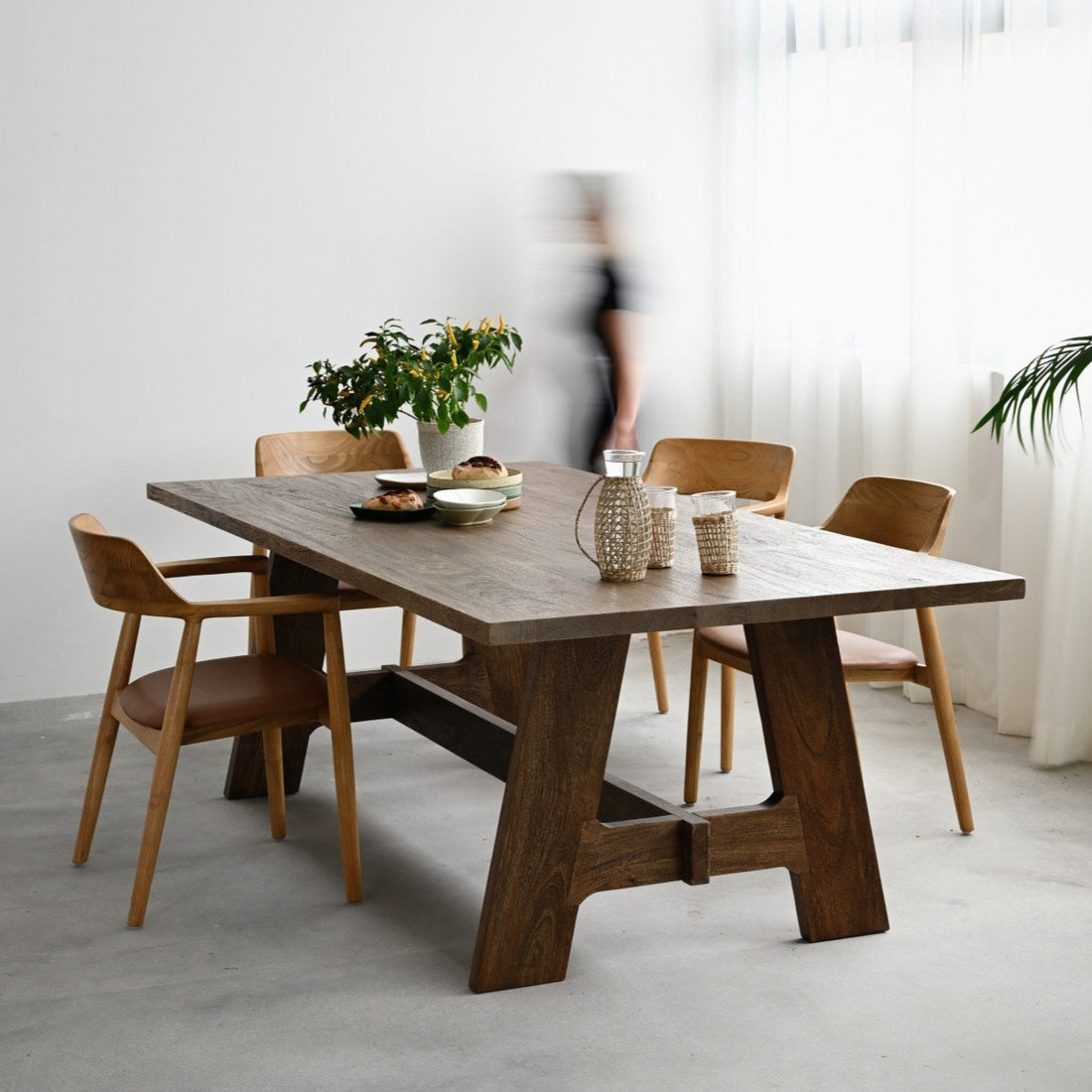 Westport Dining Table - Cinammon